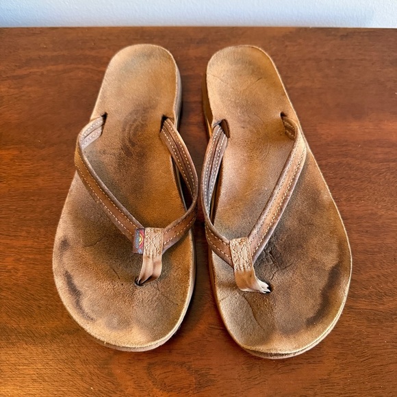 Rainbow Shoes - Rainbow Brown Sandals